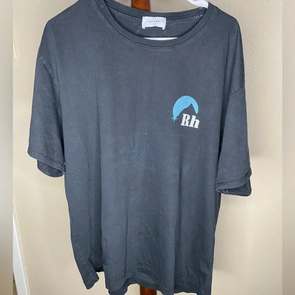 Rhude black T-shirt size small - Picture 2 of 3